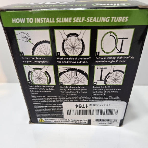 COPY - Slime 30086 Bike Inner Tube with Slime Puncture Sealant, Extra Strong - Picture 2 of 3